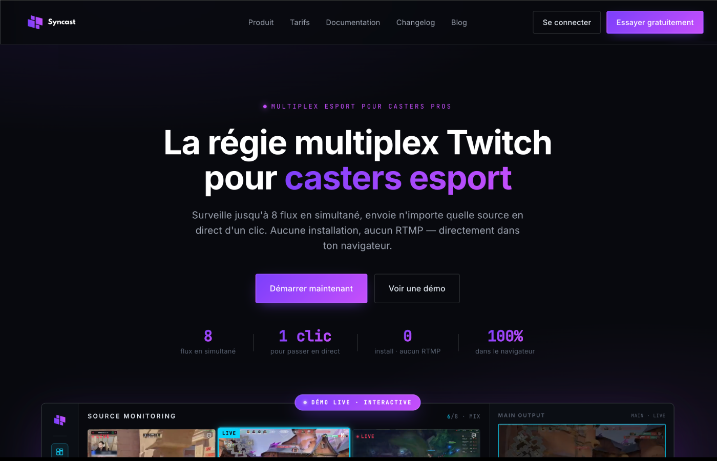 Projet Syncast par Tensly